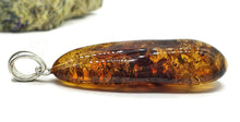 Load image into Gallery viewer, Stunning Baltic Amber Pendant, Sterling Silver, Natural Shape, 50 million years old - GemzAustralia 