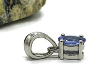 Load image into Gallery viewer, Tanzanite Pendant, Sterling Silver, 1.4 carats, Oval Facet, Psychic Power Stone, Meditation - GemzAustralia 
