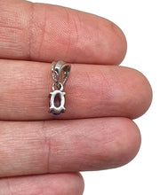 Load image into Gallery viewer, Tanzanite Pendant, Sterling Silver, 1.4 carats, Oval Facet, Psychic Power Stone, Meditation - GemzAustralia 