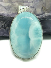 Load image into Gallery viewer, Massive Larimar Pendant, Dolphin Stone, Stone of Atlantis, Sterling Silver, Spiritual - GemzAustralia 
