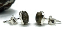 Load image into Gallery viewer, Labradorite Studs, Square Shaped, Sterling Silver, Blue Green Labradorite - GemzAustralia 