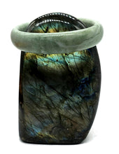 Load image into Gallery viewer, Solid Jade Bangle, 58mm Diameter, Green Nephrite Jade, Protection Gem, Lucky Gemstone, - GemzAustralia 