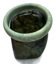 Load image into Gallery viewer, Solid Jade Bangle, 58mm Diameter, Green Nephrite Jade, Protection Gem, Lucky Gemstone, - GemzAustralia 