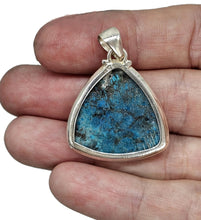 Load image into Gallery viewer, Statement Shattuckite Pendant, Sterling Silver, mix of Azurite, Chrysocolla &amp; Malachite - GemzAustralia 