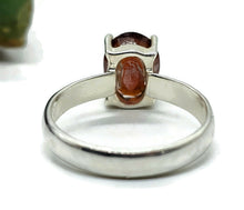 Load image into Gallery viewer, Ruby Ring, Size R 1/2, Sterling Silver, July Birthstone, Oval Faceted, Energy Stone - GemzAustralia 
