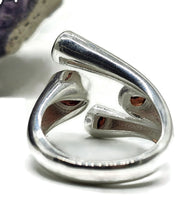 Load image into Gallery viewer, Four Stone Garnet Ring, Size P, Sterling Silver, Multi-gemstone Ring, January Birthstone - GemzAustralia 