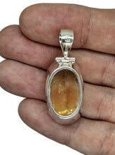 Load image into Gallery viewer, Massive Statement Citrine Pendant, Sterling Silver, 36 carats, Oval Facet, November Birth - GemzAustralia 