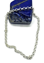 Load image into Gallery viewer, Chunky Belcher Link Chain, 45 cm, Rolo Chain, 925 Sterling Silver, Silver Necklace - GemzAustralia 