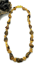 Load image into Gallery viewer, Chunky Baltic Amber Necklace, 49cm, Fossilized Tree Resin, Butterscotch Amber - GemzAustralia 