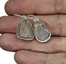 Load image into Gallery viewer, Raw Moonstone Earrings, Sterling Silver, June Birthstones, Rough Moonstones - GemzAustralia 
