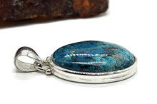 Load image into Gallery viewer, Stunning Shattuckite Pendant, Sterling Silver, Natural mix of Azurite, Chrysocolla - GemzAustralia 