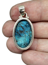 Load image into Gallery viewer, Stunning Shattuckite Pendant, Sterling Silver, Natural mix of Azurite, Chrysocolla - GemzAustralia 
