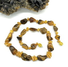 Load image into Gallery viewer, Chunky Baltic Amber Necklace, 49cm, Fossilized Tree Resin, Butterscotch Amber - GemzAustralia 