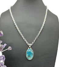 Load image into Gallery viewer, Stunning Shattuckite Pendant, Sterling Silver, Natural mix of Azurite, Chrysocolla - GemzAustralia 