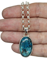 Load image into Gallery viewer, Stunning Shattuckite Pendant, Sterling Silver, Natural mix of Azurite, Chrysocolla - GemzAustralia 
