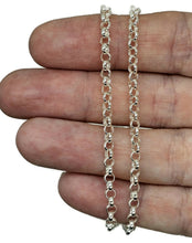 Load image into Gallery viewer, Belcher Link Chain, 50 cm, 925 Sterling Silver, Silver Necklace, Belcher Link Necklace - GemzAustralia 