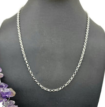 Load image into Gallery viewer, Belcher Link Chain, 50 cm, 925 Sterling Silver, Silver Necklace, Belcher Link Necklace - GemzAustralia 