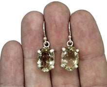 Load image into Gallery viewer, Citrine Earrings, Oval Shaped, Sterling Silver, 13 Carats, Money Stone, November Birthstone - GemzAustralia 