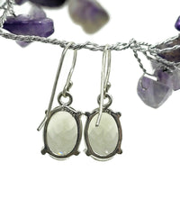 Load image into Gallery viewer, Citrine Earrings, Oval Shaped, Sterling Silver, 13 Carats, Money Stone, November Birthstone - GemzAustralia 