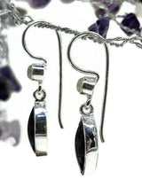 Load image into Gallery viewer, Garnet and Rainbow Moonstone Earrings, Sterling Silver, January Birthstone, Double Drops - GemzAustralia 