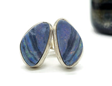 Load image into Gallery viewer, Australian Opal Studs, Sterling Silver, Blue &amp; Green Opal, Doublets, Lucky Gemstone - GemzAustralia 