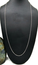 Load image into Gallery viewer, 70cm Belcher Link Chain, Rolo Chain, 925 Sterling Silver chain, Long Chain - GemzAustralia 