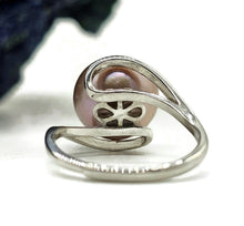 Load image into Gallery viewer, Edison Pearl Ring in a natural Metallic bronze Colour, Adjustable, Sterling Silver, Genuine - GemzAustralia 