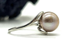 Load image into Gallery viewer, Edison Pearl Ring in a natural Metallic bronze Colour, Adjustable, Sterling Silver, Genuine - GemzAustralia 