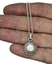 Load image into Gallery viewer, Freshwater Baroque Pearl Pendant, Sterling Silver, Irregular Pearl Pendant - GemzAustralia 