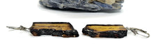 Load image into Gallery viewer, Raw Amber Earrings, Mexican Chiapas Amber, Sterling Silver, 30 million years old - GemzAustralia 