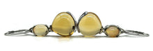 Load image into Gallery viewer, Citrine &amp; Solid Opal Earrings, November and October Birthstones, Sterling Silver - GemzAustralia 