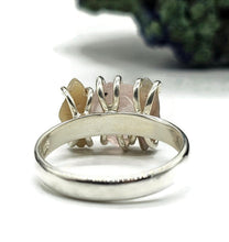 Load image into Gallery viewer, Rough Pink Morganite &amp; Ethiopian Opal Ring, Size S, Sterling Silver, October Birthstone - GemzAustralia 