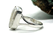 Load image into Gallery viewer, Biwa Pearl Ring, Size 8, Sterling Silver, Bridal Jewellery, June Birthstone, Highly Lustrous - GemzAustralia 