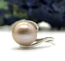 Load image into Gallery viewer, Edison Pearl Ring in a natural Metallic bronze Colour, Adjustable, Sterling Silver, Genuine - GemzAustralia 