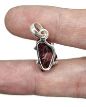 Load image into Gallery viewer, Rough Garnet Pendant, January Birthstone, Sterling Silver, Raw Gemstone - GemzAustralia 