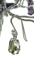 Load image into Gallery viewer, Peridot Earrings, August Birthstone, Sterling Silver, Pear Shaped, Genuine Gemstones - GemzAustralia 