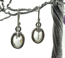Load image into Gallery viewer, Green Amethyst Earrings, 5 carats, Sterling Silver, Prasiolite Gemstone, Oval Faceted - GemzAustralia 