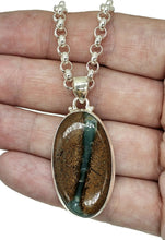 Load image into Gallery viewer, Boulder Chrysoprase Pendant, Australian Stone, Sterling Silver, Chalcedony Variety - GemzAustralia 