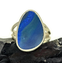 Load image into Gallery viewer, Australian Opal Ring, Size 7, Sterling Silver, Lucky Stone, Hope Stone, October Birthstone - GemzAustralia 