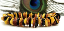 Load image into Gallery viewer, Baltic Amber Bracelet, Fossilized Tree Resin, Cognac, Butterscotch &amp; Black Amber - GemzAustralia 