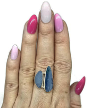 Load image into Gallery viewer, Australian Opal Ring, Size 7.25, October Birthstone, Sterling Silver, Aura Gemstone - GemzAustralia 