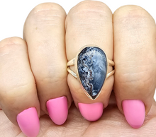 Load image into Gallery viewer, Pietersite Ring, Size N, Sterling Silver, Tempest Gemstone, Telepathic Powers, Spiritual Journey, Highly Charged Gemstone - GemzAustralia 