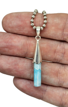 Load image into Gallery viewer, Larimar Pendant, Sterling Silver, Stone of Atlantis, Dolphin Stone, Spiritual Gemstone, Volcanic Gemstone - GemzAustralia 