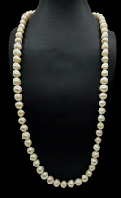 Load image into Gallery viewer, Freshwater Baroque Pearl Necklace, 78cm Long, White Pearl Strand, June Birthstone - GemzAustralia 