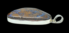 Load image into Gallery viewer, Boulder Opal Pendant, Solid Queensland Opal, Australian Opal, Sterling Silver, October Birthstone, Precious Stone - GemzAustralia 