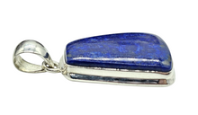 Load image into Gallery viewer, Lapis Lazuli Pendant, Royal Blue Gemstone,  Sterling Silver, Protection Stone, Truth Stone, Relationships &amp; Love Stone - GemzAustralia 