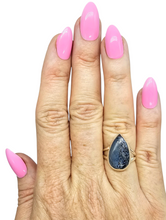 Load image into Gallery viewer, Pietersite Ring, Size N, Sterling Silver, Tempest Gemstone, Telepathic Powers, Spiritual Journey, Highly Charged Gemstone - GemzAustralia 