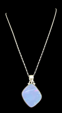Load image into Gallery viewer, Australian Opal Doublet Pendant, October Birthstone, Blue and Pink Opal, Precious Gemstone, Pure Energy, Lucky Stone, Hope Stone - GemzAustralia 
