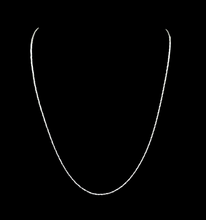 Load image into Gallery viewer, Singapore Chain, 46cm or 18in, 925 Sterling Silver, Diamond Faceted Chain, Sparkly Silver Necklace, Stacking Chain, Twisted Chain - GemzAustralia 