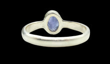 Load image into Gallery viewer, Oval Faceted Tanzanite Ring, Size 6.75, Sterling Silver, 1.2 Carats, Invites Protection and Safety, Spiritual Gemstone, Natural